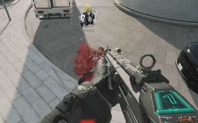 COD BO7のM10 BREACHERのアイアンサイト